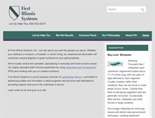 Tablet Screenshot of firstillinoissystems.com